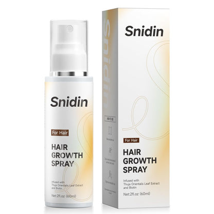 Snidin Hair Growth Spray – Biotin & Rosemary Oil Multi-Effect Scalp Treatment for Thinning Hair with Ginseng & Arborvitae – 60ml Avelisse