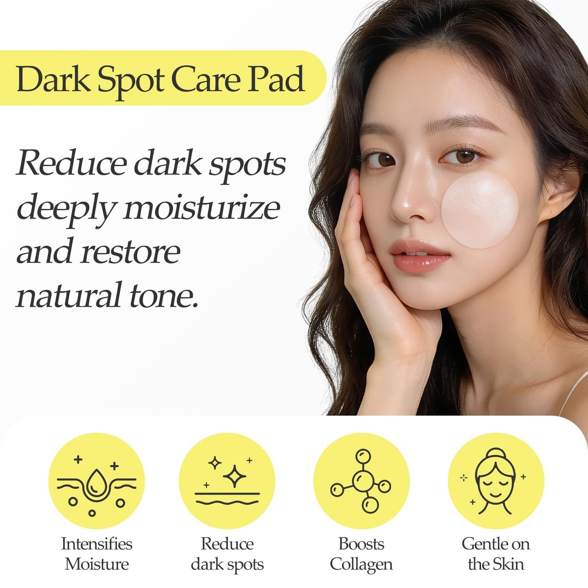 AVEYA Snail Mucin Toner Pads with Collagen & Niacinamide - Hydrating Facial Peeling Pads for Glass Skin & Dark Spots - Pore Minimizing & Brightening Treatment with Peptides & Cica - 100 Count Avelisse