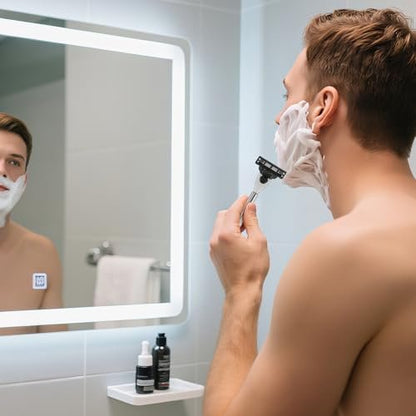Ergonomic Metal Razor Handle Compatible with Gillette Mach 3 - Reusable, Precision Shaving (Handle Only, No Blades) Avelisse
