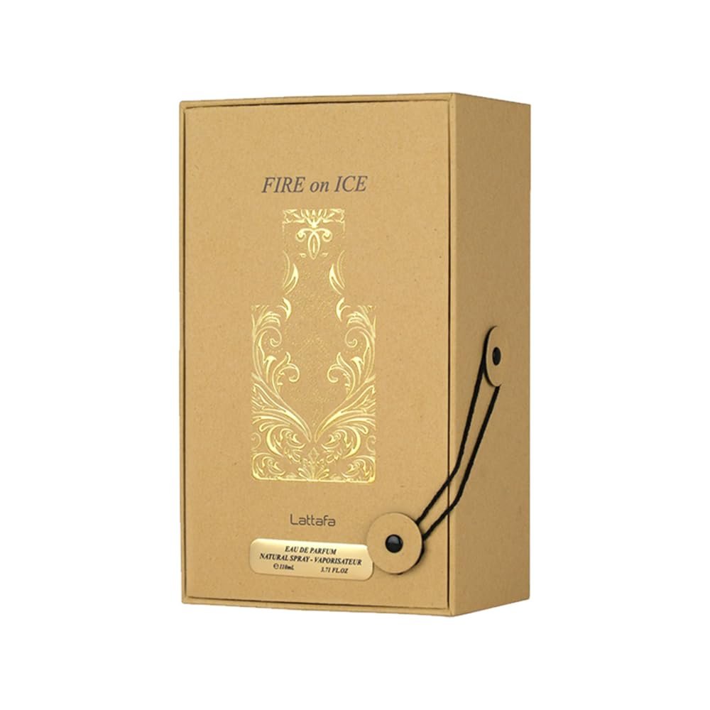 Lattafa Fire On Ice Eau de Parfum – Fruity, Spicy, Woody, Ambery Unisex Fragrance, 110 ml - görsel 3