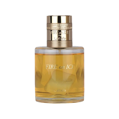 Lattafa Fire On Ice Eau de Parfum – Fruity, Spicy, Woody, Ambery Unisex Fragrance, 110 ml