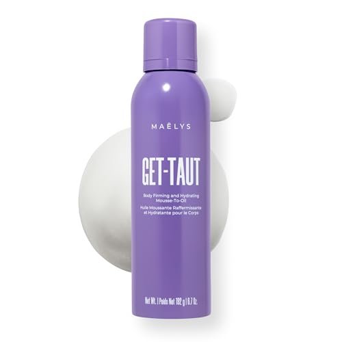 MAËLYS GET-TAUT Hydrating Mousse-to-Oil Body Oil - Glaucine & Sacha Inchi Nourishing Formula for Dry or Crepey Skin - Silky Body Oil for Women (6.7 oz) Avelisse