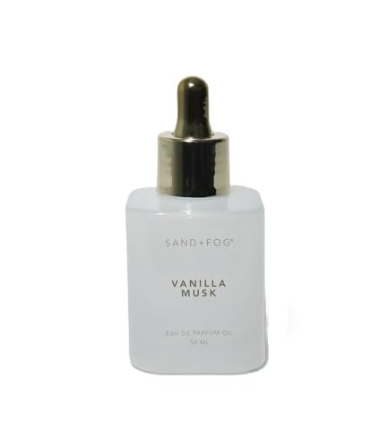 Sand + Fog Vanilla Musk Perfume Eau De Parfum Oil Dropper 1.7 fl oz Avelisse