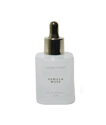 Sand + Fog Vanilla Musk Perfume Eau De Parfum Oil Dropper 1.7 fl oz Avelisse