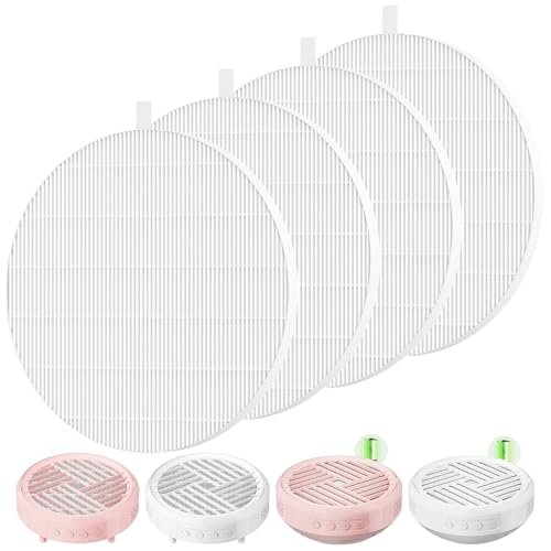 4 Pack HPro Nail Dust Collector Replacement Filters - Compatible with MelodySusie HPro/SProR - 99% Filtration, Reusable & Easy to Clean Avelisse