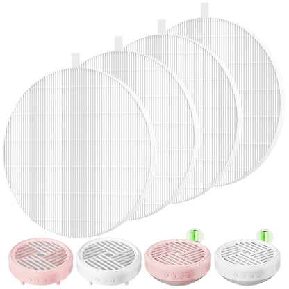 4 Pack HPro Nail Dust Collector Replacement Filters - Compatible with MelodySusie HPro/SProR - 99% Filtration, Reusable & Easy to Clean Avelisse