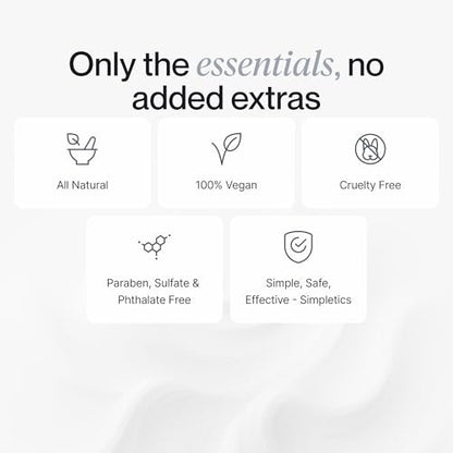 Simpletics Hair Clay for Men – Natural 6 Ingredient Matte Styling Clay with Beeswax & Coconut Oil, Strong Hold, Water Based, Non-Greasy, Vanilla Scent – 2 oz Avelisse