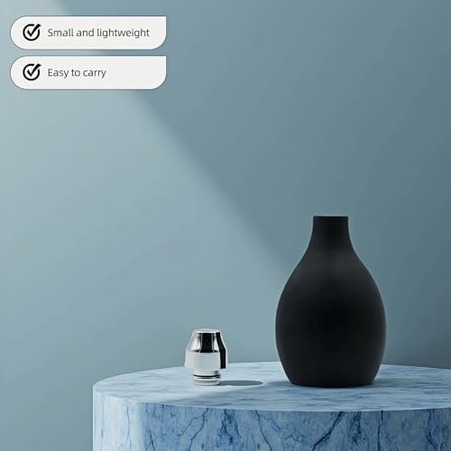 RyanDesign Refillable Hair Powder Spray Bottle (3.38 oz) - Leakproof Silicone Dispenser for Dry Shampoo, Volume Powder & Talc | Salon Precision, Travel-Friendly Design - Black - görsel 16