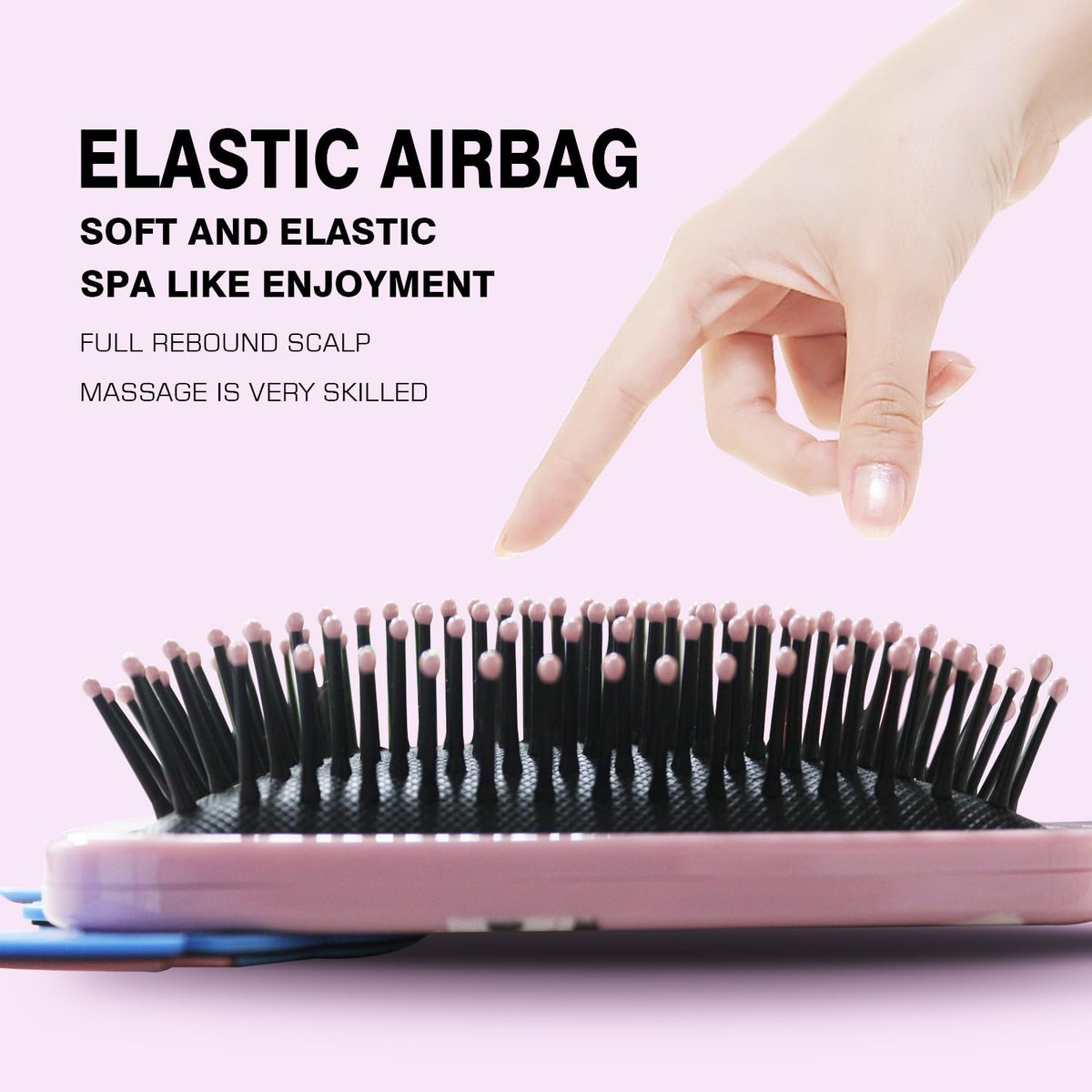 Cute Stitch Professional Detangling Hair Brush – Pink Cartoon Design for Wet & Dry Hair, All Hair Types, Ideal Gift for Girls Avelisse