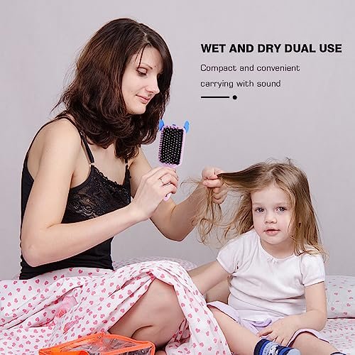 Cute Stitch Professional Detangling Hair Brush – Pink Cartoon Design for Wet & Dry Hair, All Hair Types, Ideal Gift for Girls Avelisse