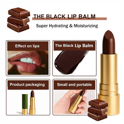 Finding Ferdinand Black Lip Balm – Berry – Sheer & Lightweight Formula: The balm glides on smoothly without any – Image 11