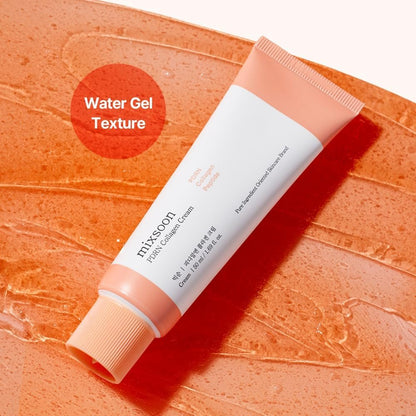 mixsoon PDRN Collagen Cream - Firming, Hydrating & Revitalizing Lightweight Face Gel with Collagen Peptides, Nourishing Moisturizer for Smooth Skin, 50ml / 1.69 fl.oz. Korean Glass Skin Care Avelisse