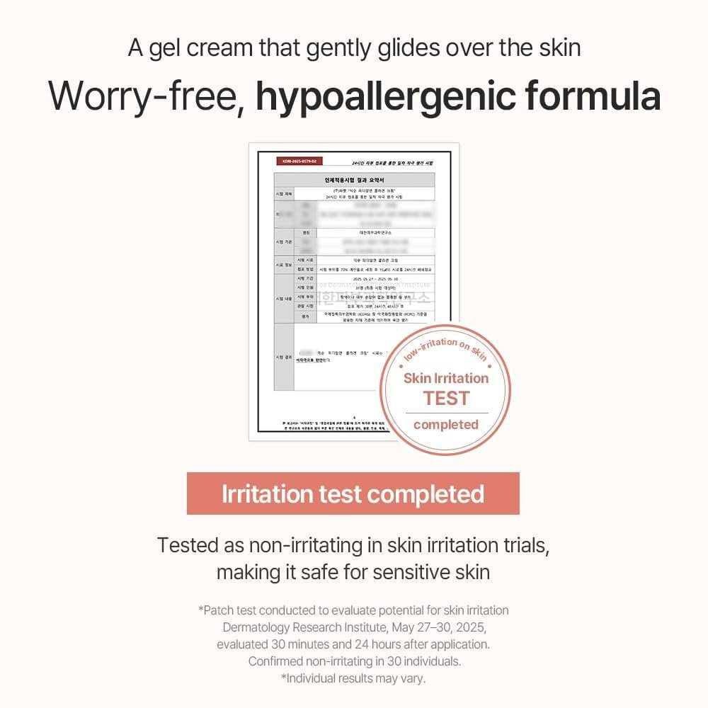 mixsoon PDRN Collagen Cream - Firming, Hydrating & Revitalizing Lightweight Face Gel with Collagen Peptides, Nourishing Moisturizer for Smooth Skin, 50ml / 1.69 fl.oz. Korean Glass Skin Care Avelisse