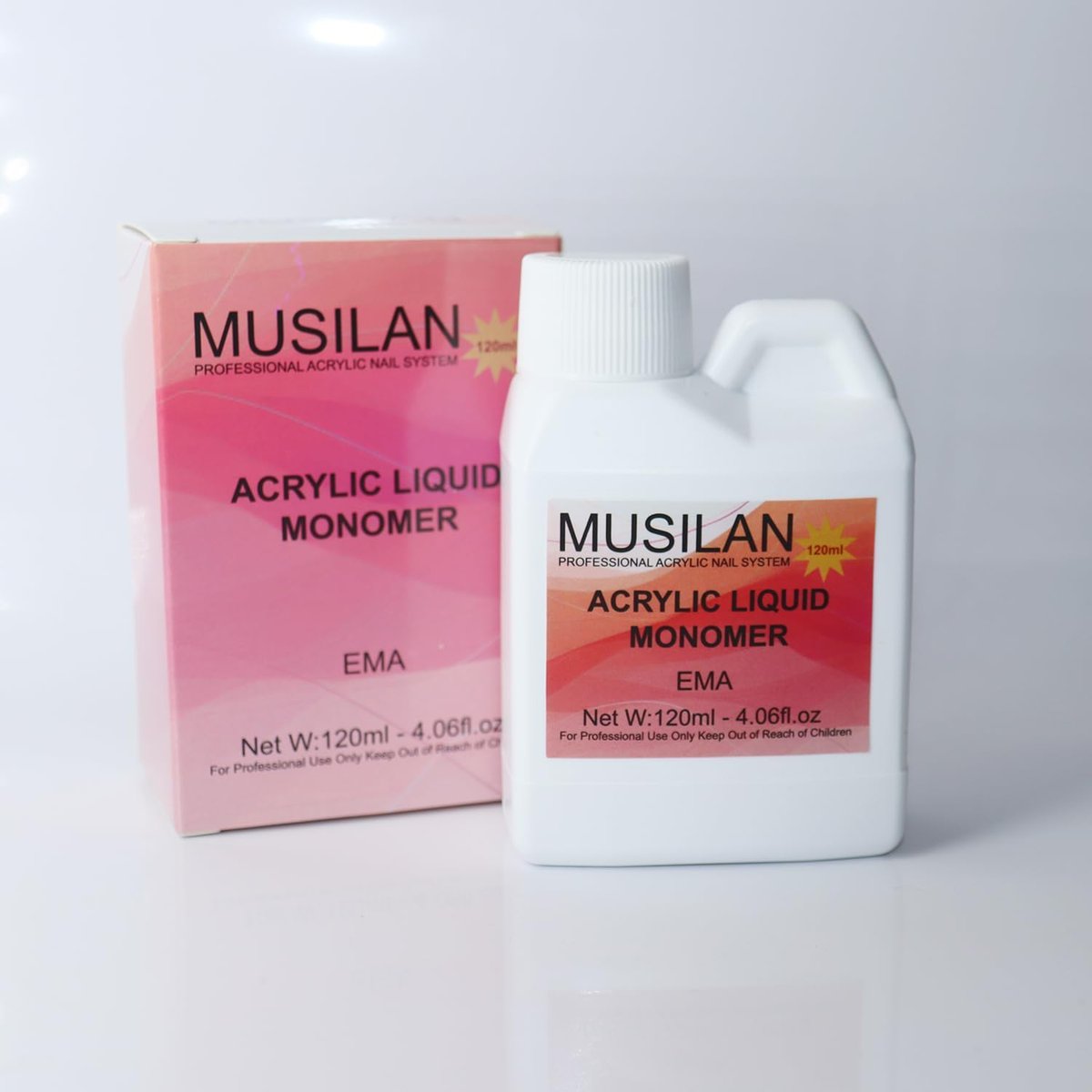 MUSILAN Monomer Acrylic Nail Liquid 4oz – Professional Acrylic Liquid for Acrylic Powder, Non-Yellowing Formula with 5pcs Nail Brush Dappen Dish Set for Beginners & DIY Nail Extension - görsel 15