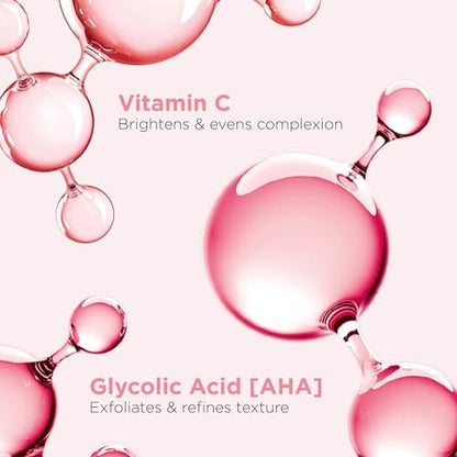 Clarins Multi-Active Brightening Glow Serum with Vitamin C + AHA | Visibly Brightens, Evens Tone, Smooths Texture + Refines Pores | All Skin Types | 1 Fl Oz Avelisse