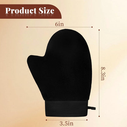 ÖkoStamm 2 Pack Self Tanning Mitt - Elastic Wrist Tanning Gloves Prevents Staining, Tanning Mitt Applicator for Tanning Mousse or Lotion