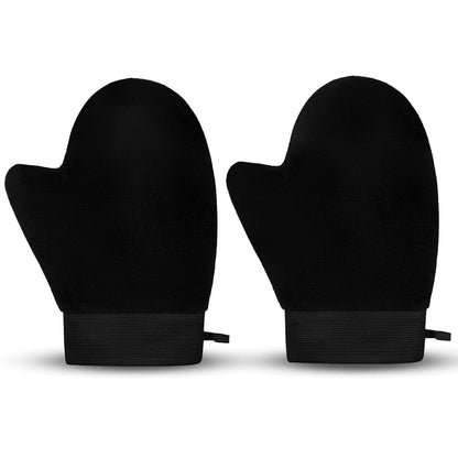 ÖkoStamm 2 Pack Self Tanning Mitt - Elastic Wrist Tanning Gloves Prevents Staining, Tanning Mitt Applicator for Tanning Mousse or Lotion