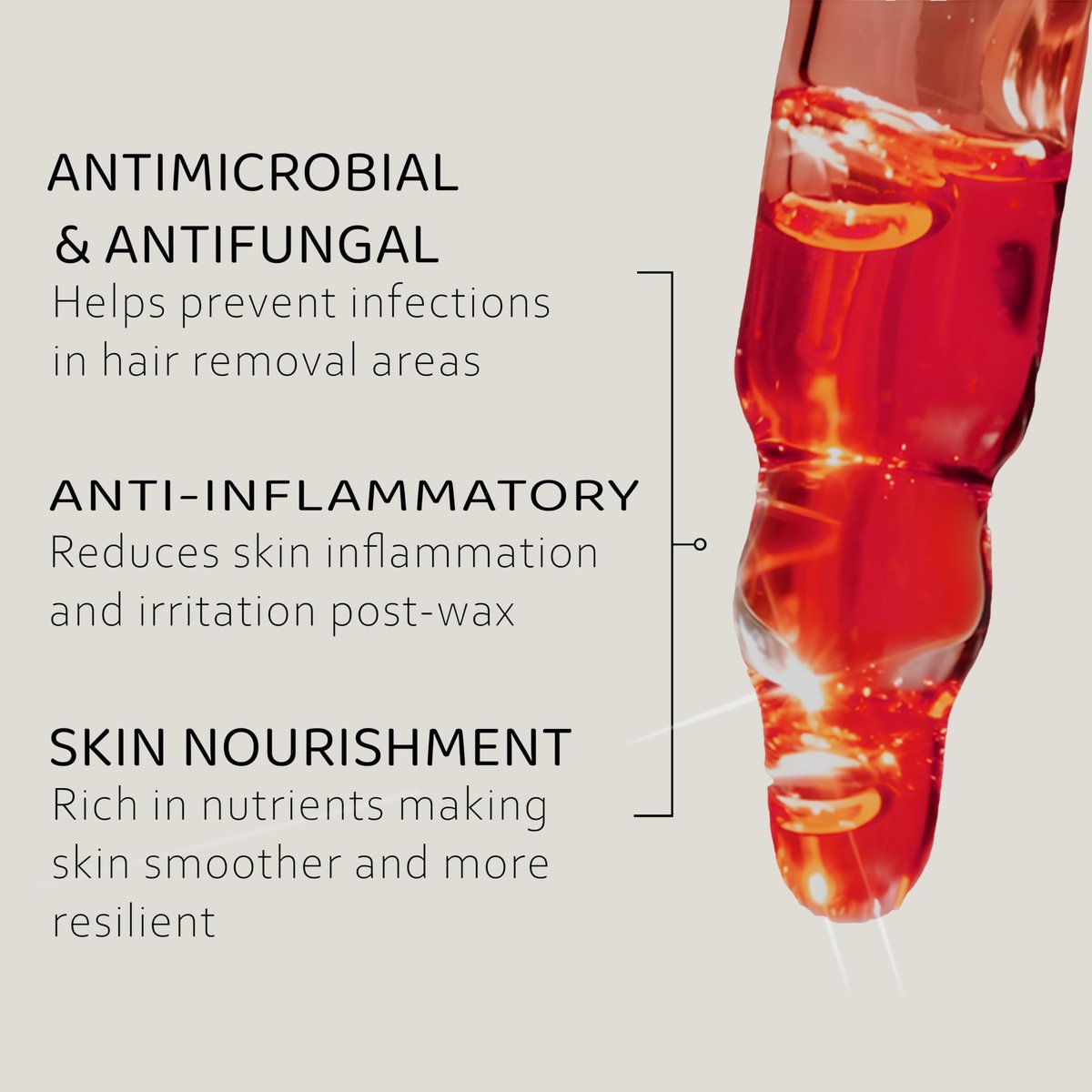 SILKY RED 100% Egyptian Cyperus Rotundus Hair Removal Oil - Pure Red Saad Oil Concentrate for Post-Wax Care, Skin Nourisher & Hair Growth Inhibitor, Original Scent, Made in USA (1 Fl Oz) Avelisse