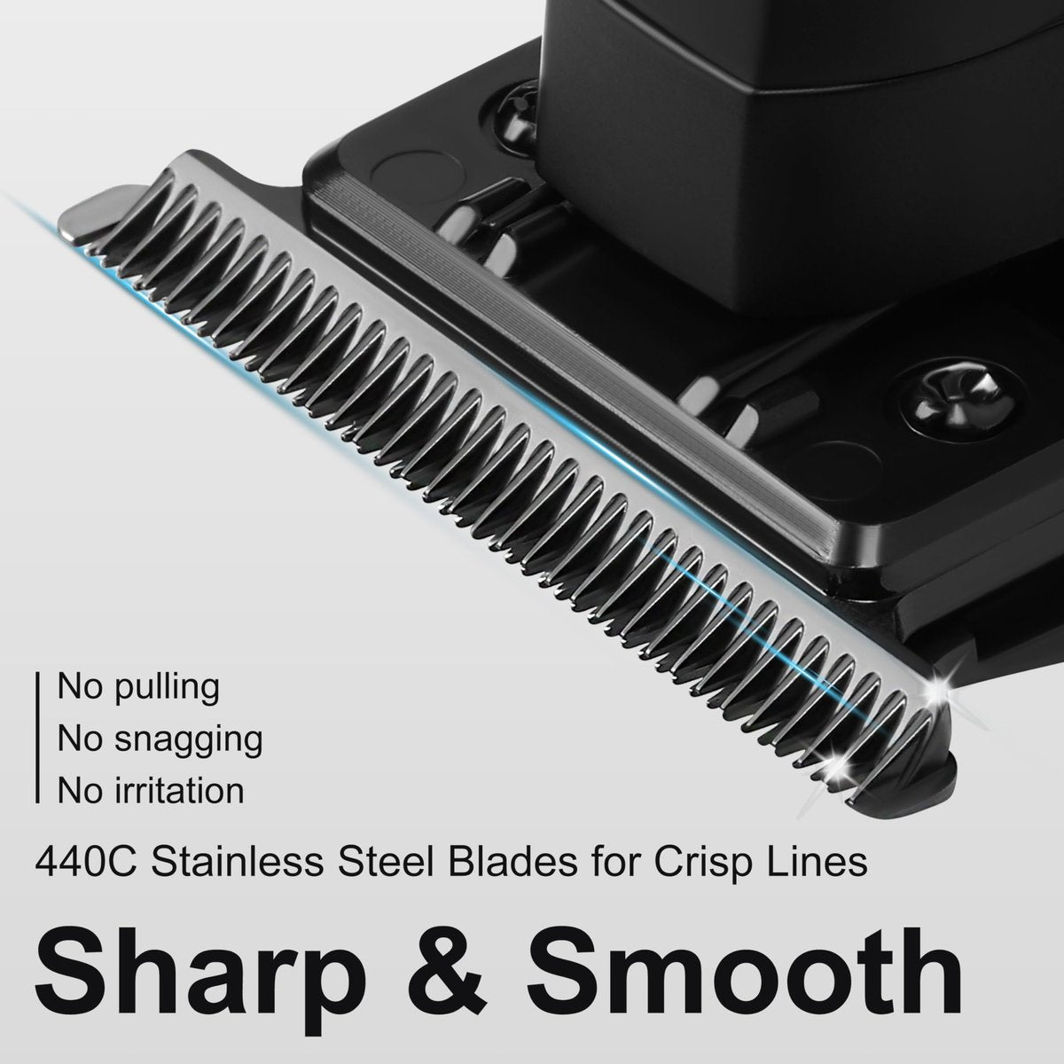 KEMEI 2299 Hair Trimmer for Men - Zero Gapped T-Blade Clippers for Edging & Lining, Cordless Barber Liners with Extra Replacement Blade, USB Rechargeable Grooming Kit for Beard & Dry Shaving (Black) Avelisse