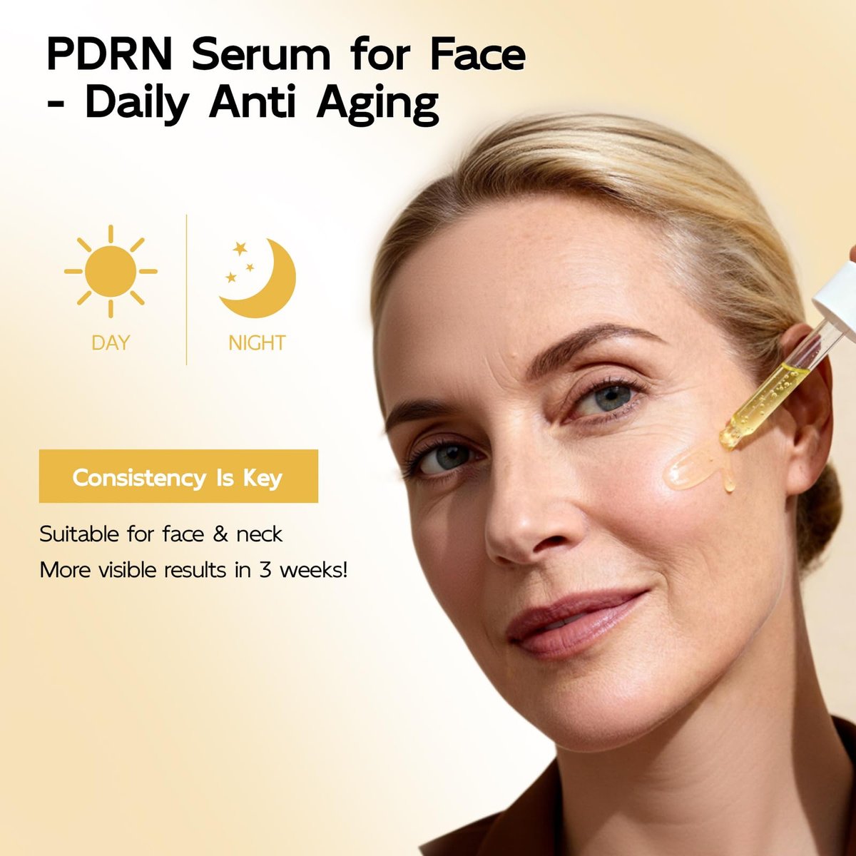YouthVibe 0.5% PDRN Serum for Face – Anti-Aging Salmon DNA Serum with Hyaluronic Acid, Niacinamide & Squalane, Firming & Hydrating, Helps Smooth Fine Lines & Wrinkles, 30mL Avelisse