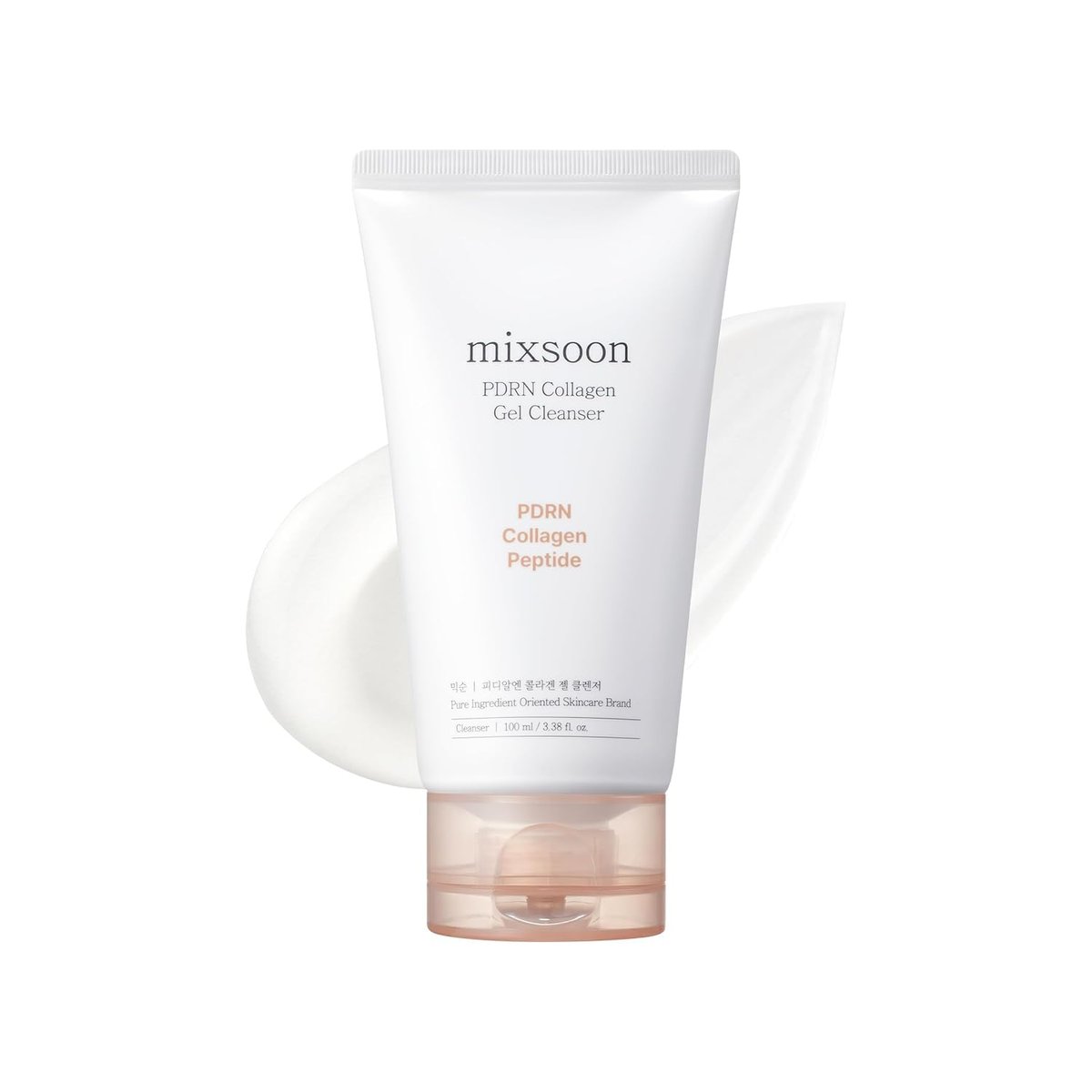 mixsoon PDRN Collagen Gel Cleanser – Deep Pore Cleansing, Lightweight Daily Gel Cleanser for All Skin Types, 100ml / 3.38 fl.oz. Avelisse