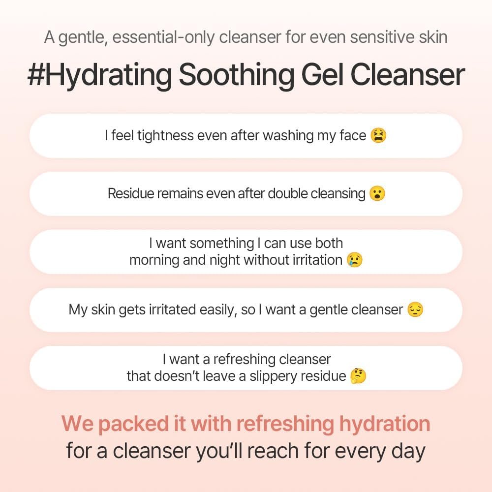 mixsoon PDRN Collagen Gel Cleanser – Deep Pore Cleansing, Lightweight Daily Gel Cleanser for All Skin Types, 100ml / 3.38 fl.oz. Avelisse