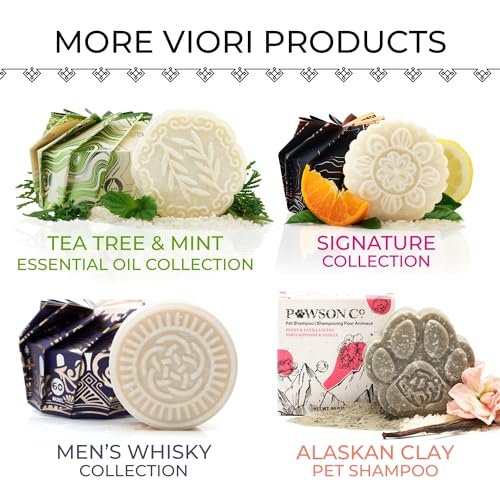Viori Coconut Advanced Repair Shampoo & Conditioner Bar Set – Longsheng Rice Water & Jojoba Esters – Sulfate-Free, Eco-Friendly Travel Bars for Dry or Damaged Hair Avelisse