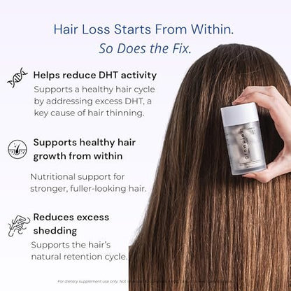 GROWPLEX Complex10 Hair Support Supplement – Biotin, Collagen & 10 Essential Nutrients for Healthy, Stronger-Looking Hair – 30 Capsules for Men & Women Avelisse