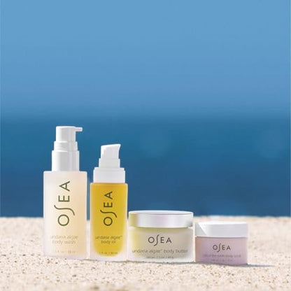 OSEA Bodycare Bestsellers Skincare Set – 4-Piece Body Travel Set (1 oz Each) – Body Oil, Body Butter, Body Scrub & Body Wash Avelisse