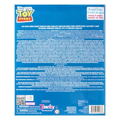 Disney Pixar Toy Story 18-Pack Nail Polish Set - Water-Based Peelable Nail Polish for Kids - Glittery, Shimmery & Opaque Colors by Townley Girl