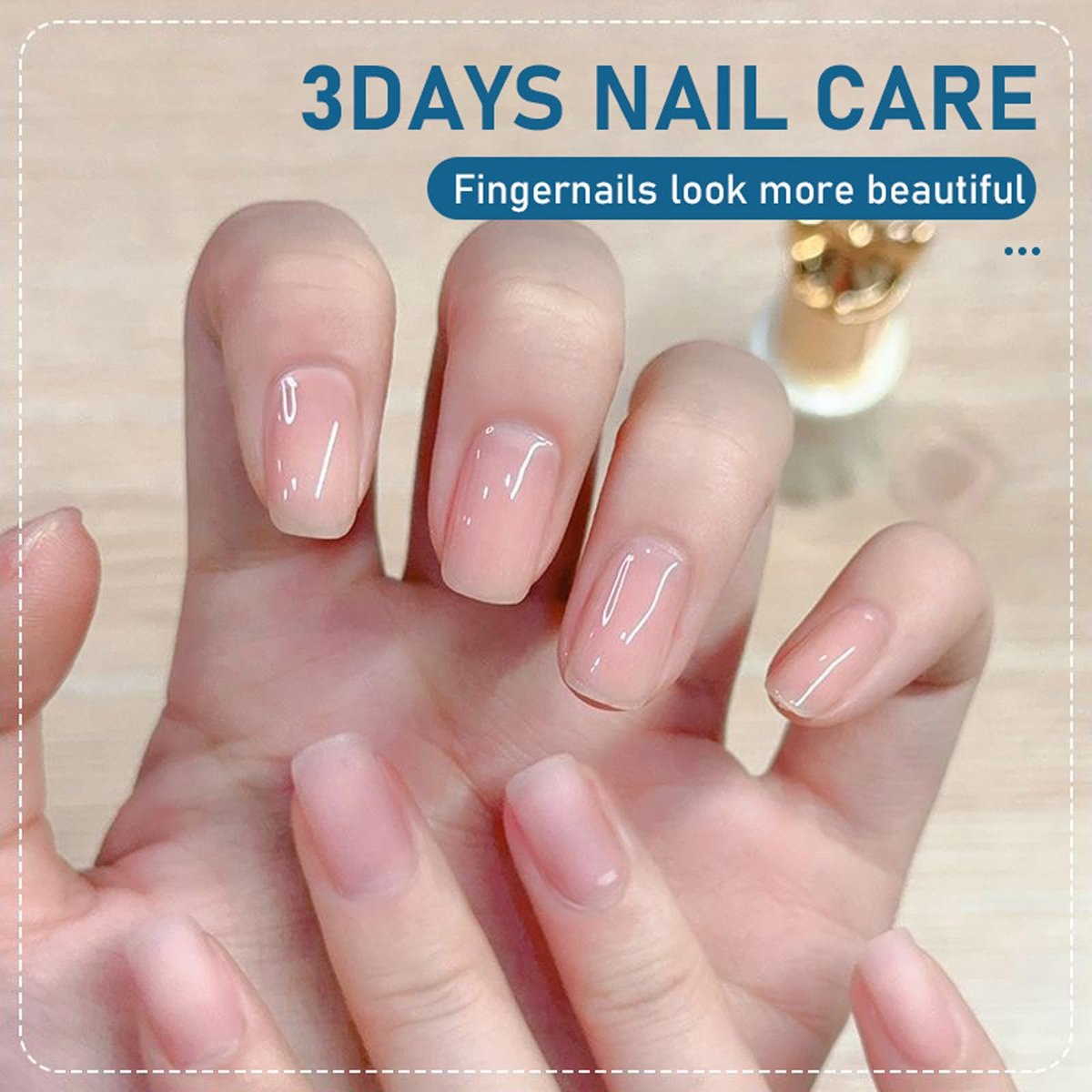 Nail Strengthener Polish with Keratin – Clear Treatment for Thin, Weak & Damaged Nails | Deep Moisturizer & Smoother for Strength and Flexibility - görsel 11
