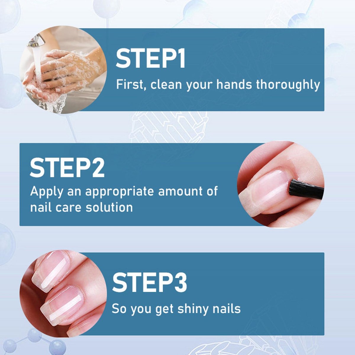 Nail Strengthener Polish with Keratin – Clear Treatment for Thin, Weak & Damaged Nails | Deep Moisturizer & Smoother for Strength and Flexibility - görsel 13