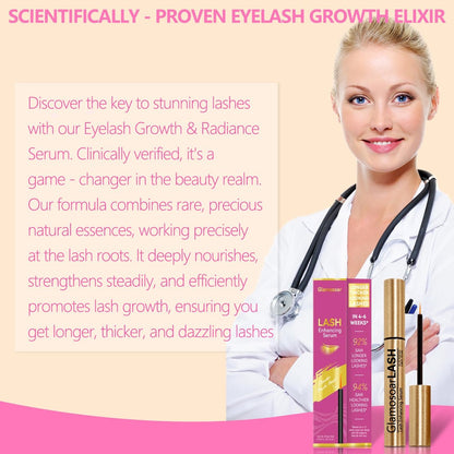 Glamosoar Lash Serum – Eyelash Growth Serum for Fuller, Longer, Stronger Lashes (4ml) Avelisse