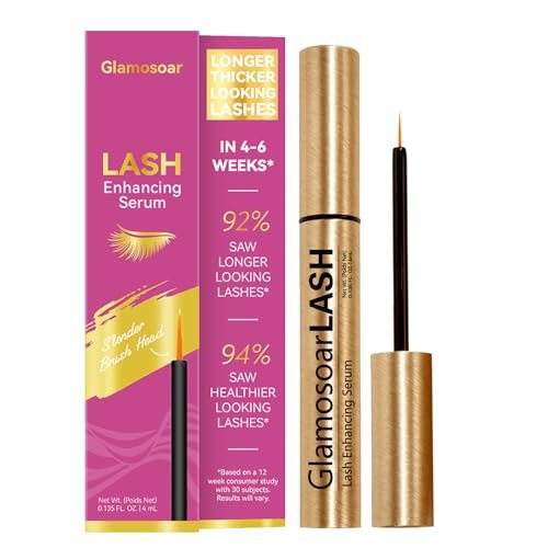 Glamosoar Lash Serum – Eyelash Growth Serum for Fuller, Longer, Stronger Lashes (4ml) Avelisse