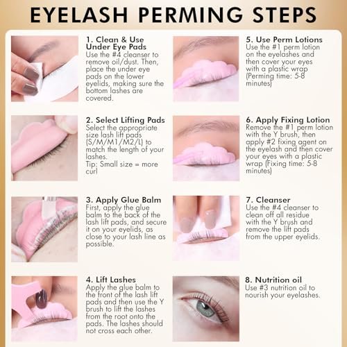 2-in-1 Lash Lift & Eyebrow Lamination Kit | At-Home DIY Brow & Lash Perm | 15 Applications | Lasts 6-8 Weeks | AURAE ABLK2 - görsel 14