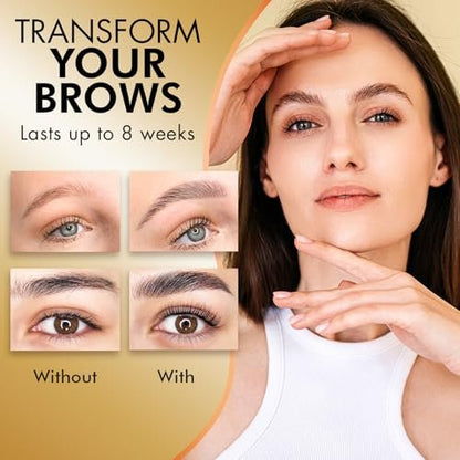 AURAE Eyebrow Lamination Kit - At-Home Brow Lift for Beginners & Professionals, 15 Applications, Lasts 6-8 Weeks, Safe & Effective - ABK1 Avelisse