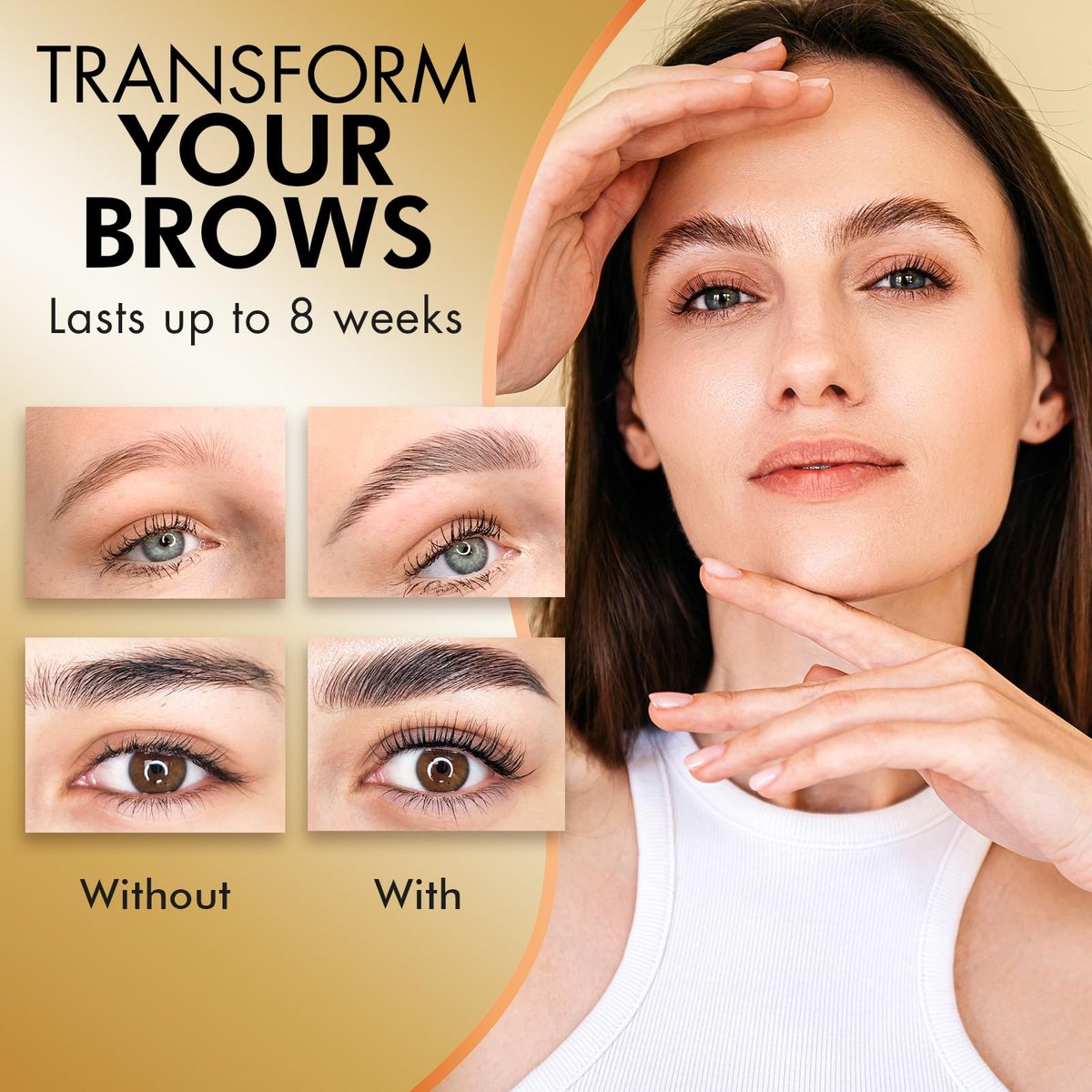AURAE Eyebrow Lamination Kit - At-Home Brow Lift for Beginners & Professionals, 15 Applications, Lasts 6-8 Weeks, Safe & Effective - ABK1 Avelisse