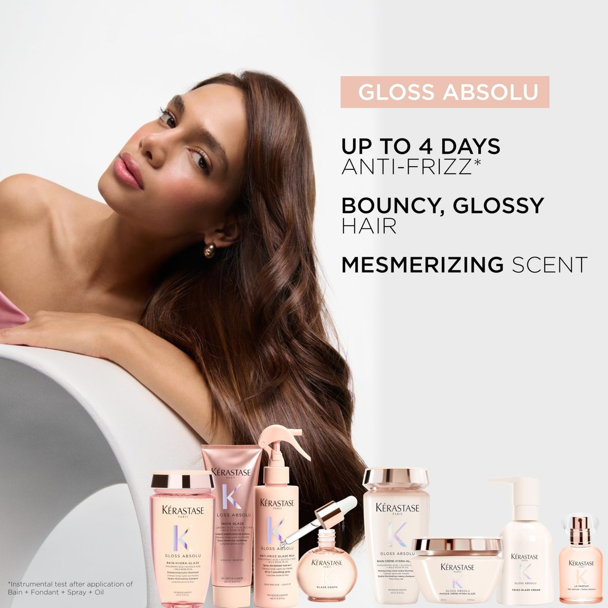Kérastase Gloss Absolu Le Parfum - Citrus & Floral Scented On-the-Go Hair Perfume, For Softer Hair, 1.7 oz Avelisse