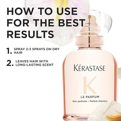 Kérastase Gloss Absolu Le Parfum - Citrus & Floral Scented On-the-Go Hair Perfume, For Softer Hair, 1.7 oz Avelisse
