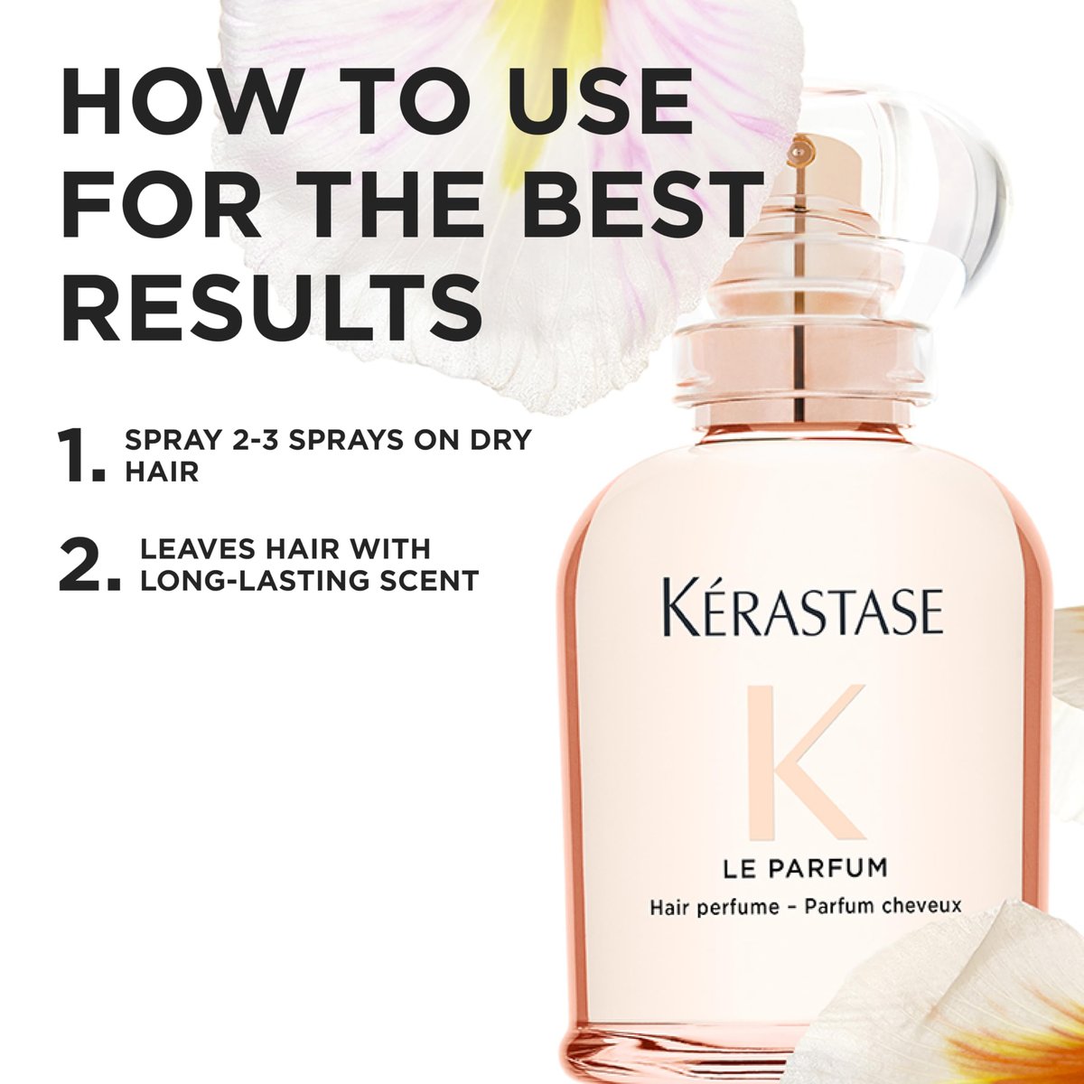 Kérastase Gloss Absolu Le Parfum - Citrus & Floral Scented On-the-Go Hair Perfume, For Softer Hair, 1.7 oz Avelisse