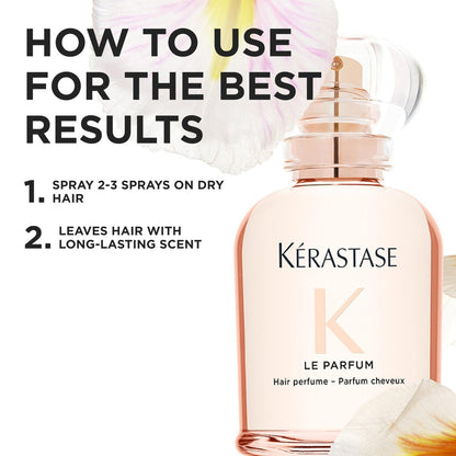 Kérastase Gloss Absolu Le Parfum - Citrus & Floral Scented On-the-Go Hair Perfume, For Softer Hair, 1.7 oz Avelisse