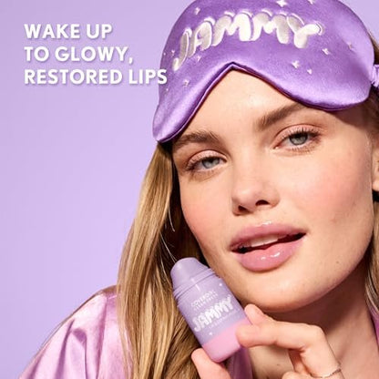 COVERGIRL Clean Fresh Jammy Lip Sleeping Mask - Whipped Lavender - 0.24 Fl Oz - Avocado & Grape Seed Oils, No-Touch Applicator