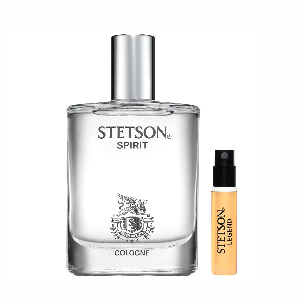 Stetson Spirit 1.7 oz Cologne with 1.5mL Legend Vial - Classic Scent for Men Avelisse