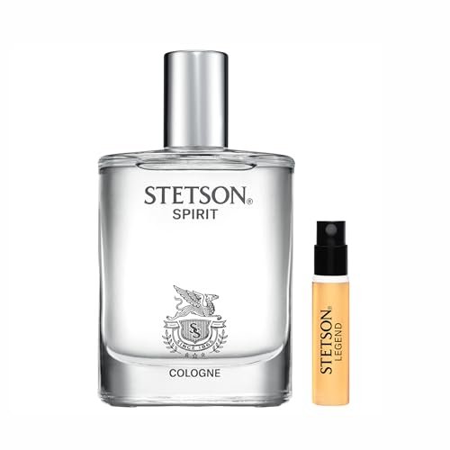 Stetson Spirit 1.7 oz Cologne with 1.5mL Legend Vial - Classic Scent for Men Avelisse