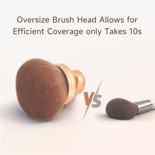 Extra Large Body Makeup Brush for Self Tanning & Foundation – 3-Inch Wide Kabuki Brush for Flawless Application - görsel 6