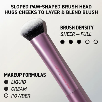 Real Techniques Big Blends Energy Brush + Dual-Sided Puff Kit – 6 Piece Face Makeup Brush & Puff Set for Foundation, Concealer, Powder & Blush, Travel Friendly, Cruelty-Free & Vegan
