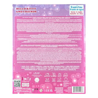 Hello Kitty and Friends 16 Pack Nail Polish Set - Water-Based Peelable Nail Polish with Glittery, Shimmery, and Opaque Colors for Kids Girls Party by Townley Girl Avelisse