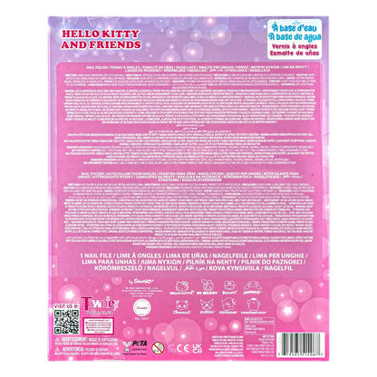 Hello Kitty and Friends 16 Pack Nail Polish Set - Water-Based Peelable Nail Polish with Glittery, Shimmery, and Opaque Colors for Kids Girls Party by Townley Girl Avelisse