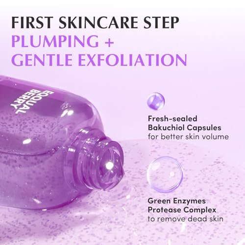 EQQUALBERRY Bakuchiol Plumping Capsule Toner – Natural Retinol Alternative with Hyaluronic Acid for Sensitive Skin (150ml) Avelisse
