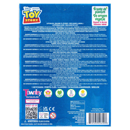 Toy Story 7 Pack Lip Balm with Keychain - Plant Based Lip Balm for Kids, Boys and Girls, by Townley Girl